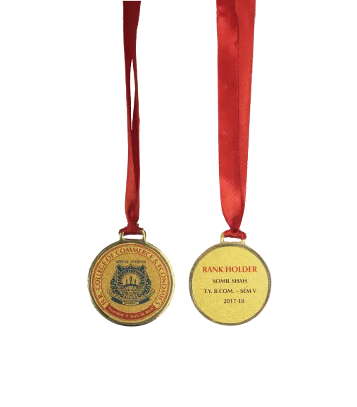 Rank holder medal